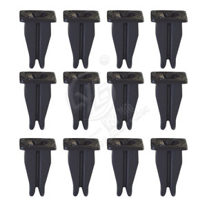 Xinyida K236 Black Plastic <b>Trim</b> <b>Clips</b> For Mercedes Benz Bmw Auto Fasteners 12pcs - Product Image 1