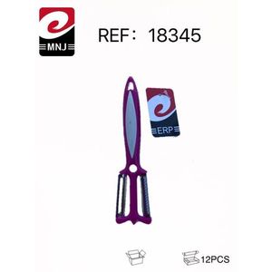 Mnj Fruit Peeler Purple 18345 Kitchen Tool 12Pcs Pack - Product Image 3