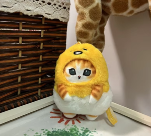 Porte-clés en peluche Kawaii, motifs Requin, Chat, Oeuf paresseux, <span class=keywords><strong>Fraise</strong></span>, <span class=keywords><strong>Prince</strong></span>, Grenouille aux grands yeux, Saumon, Lapin, en peluche douce, breloque <span class=keywords><strong>de</strong></span> sac, cadeau pour - Product Image 2