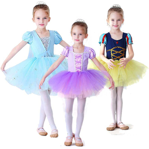 Tema di presentazione della ginnastica festa di Halloween Cosplay per bambini <span class=keywords><strong>Elsa</strong></span> Anna Rapunzel Sofia bambine Tutu abito da ballo - Product Image 2