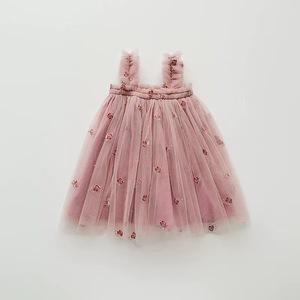 <span class=keywords><strong>Vestito</strong></span> Estivo Senza Maniche per Bambine, Abito da Principessa con Ricami Floreali - Product Image 3