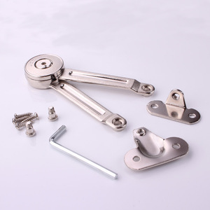 Tige de support réglable pour armoire en alliage de zinc avec mécanisme d'arrêt flexible pour portes d'armoires, installation facile - Product Image 2