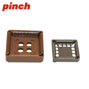Connecteur Plcc 32P 44P 68P 84P à emplacement traversant, boîtier plastique, réceptacle pour puce IC, connecteur à quatre côtés - Product Image 4