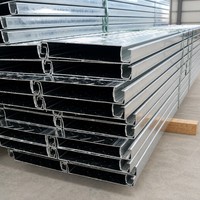 Plaque de plancher préfabriquée en acier galvanisé avancée, sans coffrage ni coulage, assemblage rapide, pour renforcement du béton