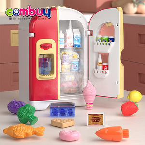 Jeu de cuisine moderne pour enfants avec réfrigérateur en plastique ABS, fonctionne avec <span class=keywords><strong>3</strong></span> piles AAA, pour les enfants de 2 à 7 ans, préscolaire - Product Image 5