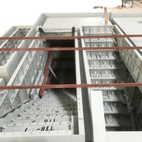 Coffrage en aluminium de dalle de colonne de mur de maison préfabriquée structurelle pour le bâtiment de construction en béton