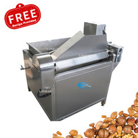 Ligne de production de machines à enrober les cacahuètes au sucre de grande capacité pour les châtaignes, les noix, les amandes