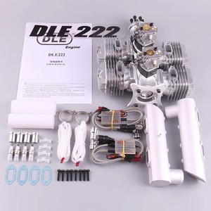 Motor de Gasolina Original DLE 222 para Avión, 4 Cilindros, Dos Tiempos, Escape Lateral, Refrigerado por Aire, Arranque Manual, 220CC de Cilindrada - Product Image 4