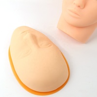 Vente d'usine, tête de mannequin pour extensions de cils, blanc, noir, marron, pratique, extensions de cils amovibles, pour la formation aux extensions de cils