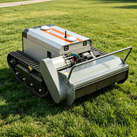 Tondeuse à gazon robotisée entièrement automatique avec navigation GPS intelligente et télécommande, facile à utiliser pour la maison et le jardin, tondeuse électrique à batterie