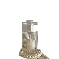 Gobelet en plastique PC, portable, mignon, style japonais, design simple, bouteille d'eau en plastique