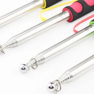 Ligero 160cm 1,6 M poste telescópico extensible de acero inoxidable portátil plegable bandera personal para banderas promocionales Banners - Product Image 5