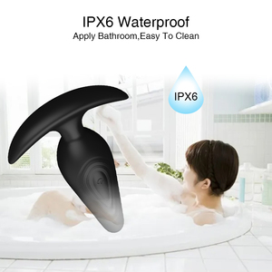 Vibrator Anal untuk pria Remote kontrol nirkabel steker bokong silikon untuk steker Gay mainan seks untuk wanita produk dewasa pemijat prostat - Product Image 3