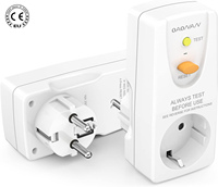 Adaptateur de prise RCD NANDAO 16A CE pour usage industriel, norme européenne, disjoncteur différentiel, matériau ignifuge pour l'air