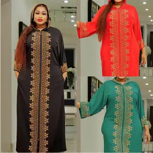 LMY 2023 New Arrival Dubai High Quality Exquisite Embroidered Style Robe Middle East Women Party Long Elegant Abaya Kaftan Dress