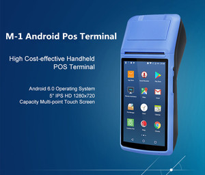 M-1 cầm tay <span class=keywords><strong>Android</strong></span> POS thiết bị đầu cuối máy quét mã vạch với 2 ''máy in nhiệt - Product Image 4