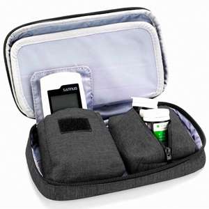 Estuche Organizador de Viaje para Suministros de Insulina y Medidor de Glucosa para Diabéticos, Económico y Personalizado, Ecológico, 100% Poliéster - Product Image 3