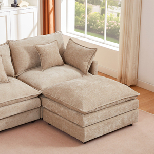 Modern <b>Sofa</b> L Shaped Couch Set for Living Room 3-Seater Comfy Cloud Couches for Living Room & Bedroom - Product Image 4