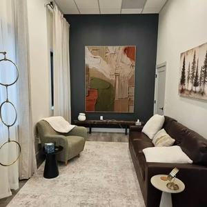 Peinture abstraite moderne texturée au couteau à palette, toile personnalisée sur mesure, grande taille pour salon, chambre, décoration murale d'hôtel - Product Image 4