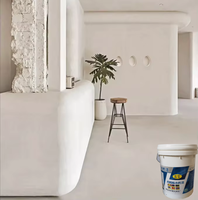 Peinture microciment décorative Jincai pour murs, revêtement liquide haute dureté, forte résistance à l'usure, vente directe usine
