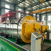 Chaudière à vapeur à gaz à haut rendement, anti-corrosion, faible bruit, idéale pour les usines d'aliments pour animaux, le traitement du bois et la production de séchage
