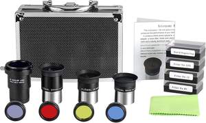 1,25 inch astronomische telescoopaccessoireset met draagtas - Telescoop Plossl oculairset, filterset, 2X Barlow-lens - Product Image 4