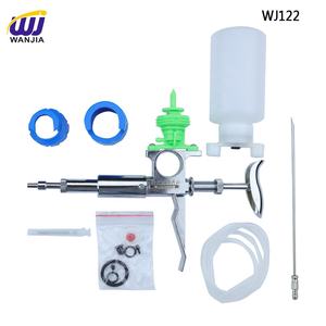 Wanjia เข็ม<span class=keywords><strong>ฉีด</strong></span>ยาสัตวแพทย์อัตโนมัติ5มล. ทำจากโลหะทนทานสำหรับเลี้ยงปศุสัตว์หมูแกะวัวการ<span class=keywords><strong>ฉีด</strong></span><span class=keywords><strong>วัคซีน</strong></span> - Product Image 2