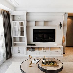 Mueble de TV Moderno, Combinación de Mueble de Pared y Soporte para TV para un Almacenamiento Eficiente en la Sala de Estar - Product Image 2