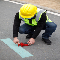 Fast Test New Type Digital Thickness Gauge Tester for Road Marking Lines