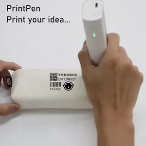 Großhandel drucker stift evebot-Evebot Print pen Mini-Drucker Inkjet-Stift Tragbare Hand drucker Kleine Farbe DIY-Druck für Android/IOS