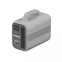 Alimentation portable extérieure au phosphate de fer et de lithium 500W à onde sinusoïdale pure MPPT, batterie portable pour caravane autonome de grande capacité
