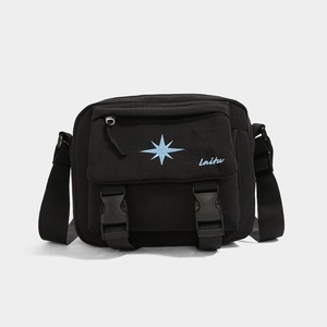 Petite sacoche bandoulière japonaise vintage pour étudiant, color-block, polyvalente, pour sorties, pour homme, avec compartiment <span class=keywords><strong>téléphone</strong></span> individuel - Product Image 4