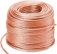 Cable de Cobre Trenzado Anticorrosión, Conductor Flexible para Cable de Comunicación