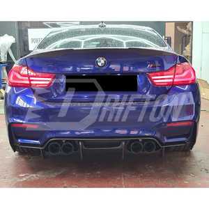 Juego de difusor trasero de fibra de carbono seco estilo PSM para BMW M3 M4 F80 F82 F83 2014-2020 - Product Image 3