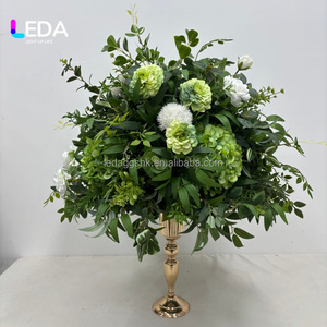 Bola de Vegetación Artificial de Seda Suave Hecha a Mano LEDA de 50 cm, Centro de Mesa para Bodas, Decoración para el Día de San Valentín y Eventos - Product Image 4