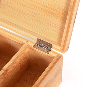 Suministro directo de fábrica: Cajas de almacenamiento de bambú, cajas para joyas, cajas de regalo de bambú con cierres, sencillas y - Product Image 2