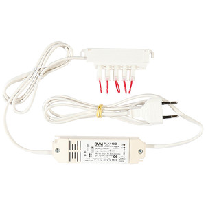 หม้อแปลงไฟ LED 1-9w แบบมุมเอียง 350mA 220-240v (ความเข้มคงที่) พร้อมสายไฟและแถบสายไฟ - Product Image 1