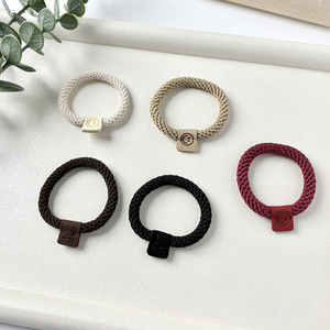 Korean Style Smiley Face Hair Tie Thickened High Elasticity Nylon Casual Headdress - Product Image 1