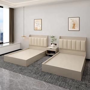 Muebles de hotel de madera más vendidos, cama king size, juegos de dormitorio, muebles, conjunto de muebles de hotel, certificado de proveedor - Product Image 3