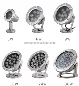 Lumière LED sous-marine basse tension DC12V, lampe RGB à changement de couleur IP68 pour piscines d'hôtels et installations aquatiques de <span class=keywords><strong>SPA</strong></span> - Product Image 6
