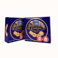 Biscuits au beurre moelleux 102g, biscuits sucrés, boîte exquise, en-cas de pâtisserie, biscuits sablés, vente en gros B2B