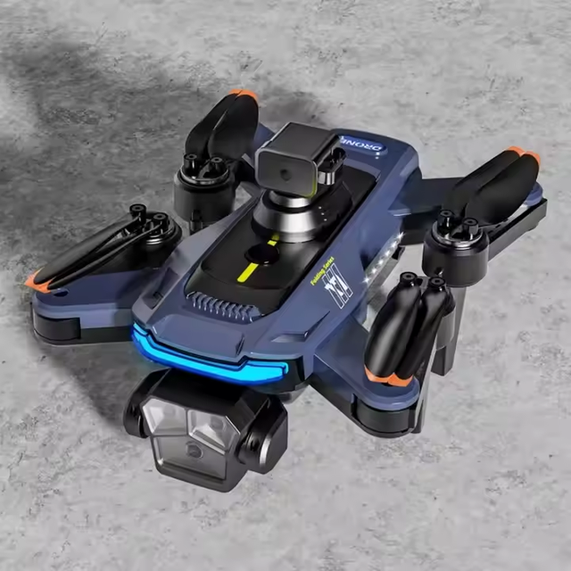 Newest P17s Mini 4K Dual Camera Drone S14 Brushless Motor Optical Flow RC Quadcopter 5G WIFI FPV ABS Remote Control