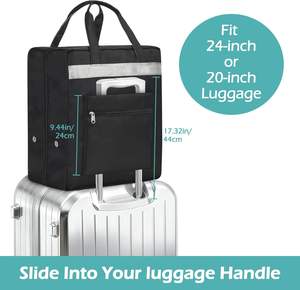 Organizador de zapatos portátil para viaje con asa, capacidad para 6 pares, almacenamiento unisex para equipaje y maletas. - Product Image 5