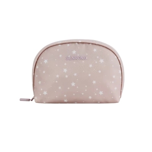 <b>Custom</b> Logo Ladies Makeup Pouch Small Travel <b>Lipstick</b> Organizer Fashion Cosmetic Bag with Zipper Closure for Women Dot Pattern - Product Image 2