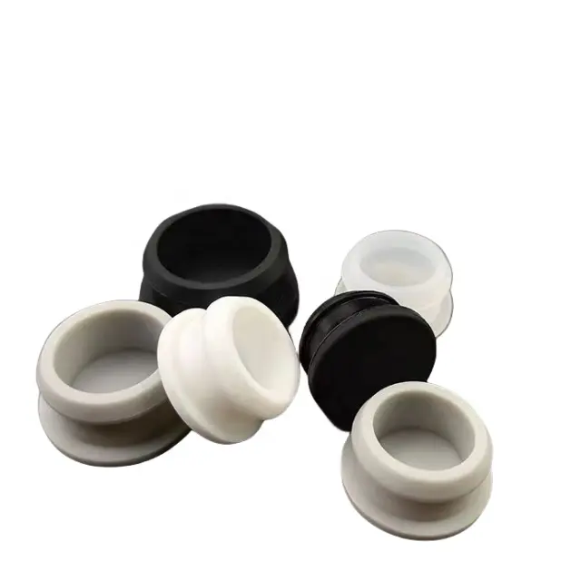 Nhà sản xuất tùy chỉnh Silicone Grommet cao su grommets cho cáp tròn