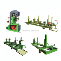 Machines de menuiserie verticales robustes Scierie portative de travail automatique pour scierie de coupe de bois de grumes