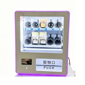 Mini distributeur automatique mural en spirale avec fonction de paiement par code QR SDK, capacité de 20 à 150 articles pour snacks, boissons, cosmétiques - Product Image 1
