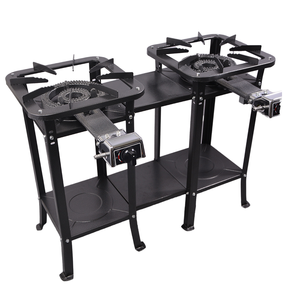 Nouvelle Mode Portable 31A-2H1 Cuisinière À Gaz Classe A Surface En Acier Inoxydable En Fonte Robuste pour Commercial Ménage En Plein Air RV - Product Image 1