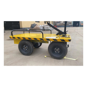 China Hot Sale Warehouse Carrying Transport Cart Big Capacity 1ton/2ton Battery Electric Loading <b>Trolley</b> With Seat - Product Image 6
