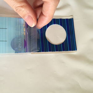 Tái chế nhỏ trong suốt OPP Trắng tiêu đề lớn treo lỗ nhựa tự dính con dấu Quà tặng khuyến mãi đóng gói túi poly - Product Image 3